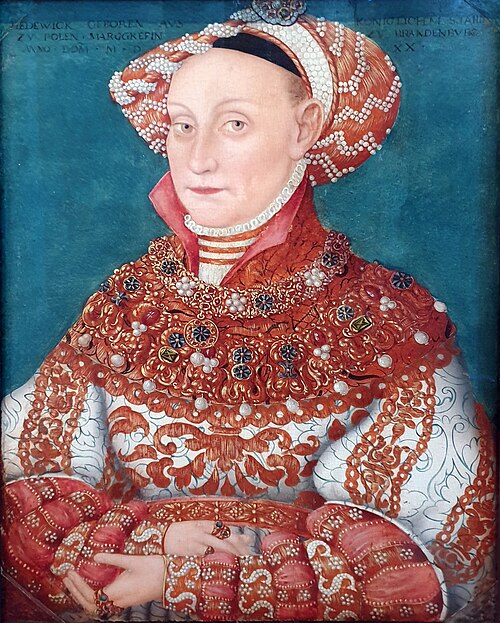 Electress Hedwig of Brandenburg, 1537, Hans Krell