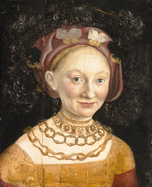 Portrait of Princess Emilia of Saxony, 1531, Hans Krell