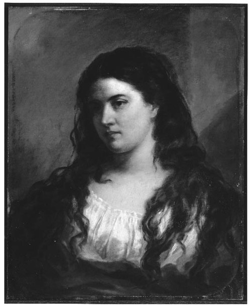 A Gypsy Girl, 1860, Joseph Alexander Ames