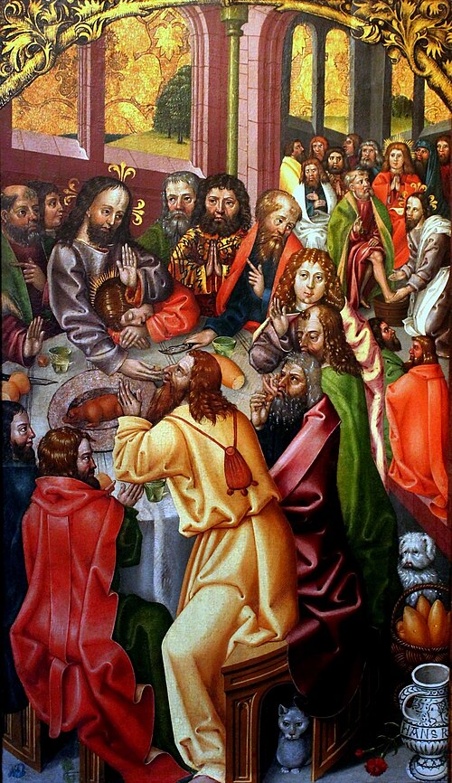 Passion Altarpiece: Last Supper, 1499, Hans Raphon