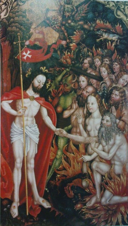 Passion Altarpiece: Christ in Limbo, 1499, Hans Raphon