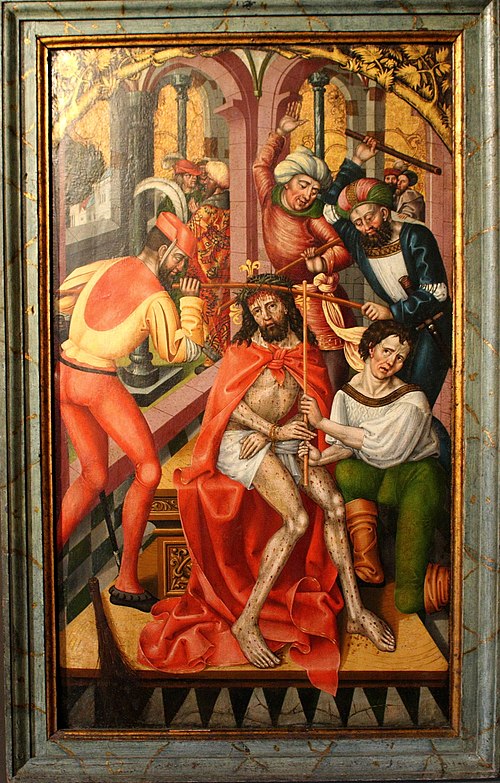 Passion Altarpiece: Man of Sorrows, 1499, Hans Raphon