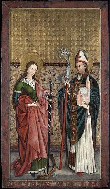 Die Heiligen Katharina und Wolfgang, 1469, Hans Strigel