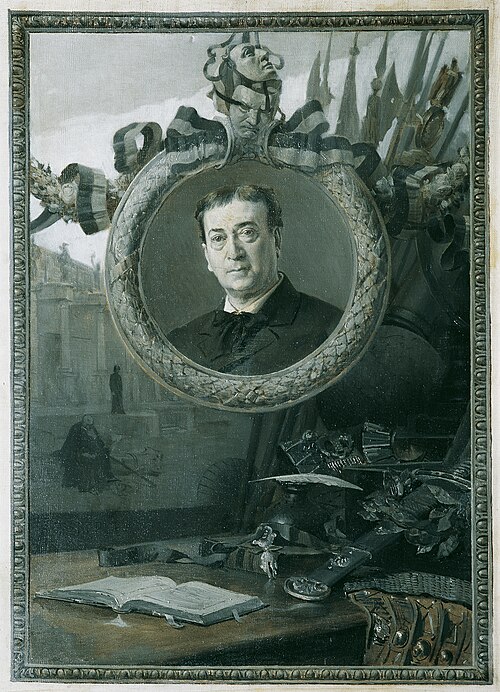 Der Schauspieler Adolf von Sonnenthal, 1895, Hans Temple