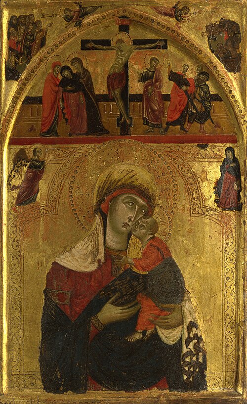 Vierge à l'Enfant, 1266, Master of the Clarisse Panel