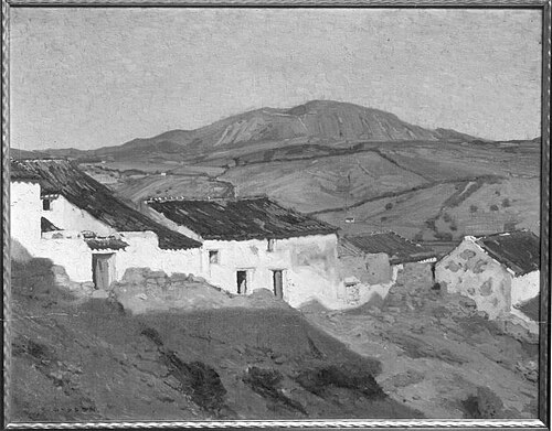 Zigeunerstraße in Andalusien, 1903, Rudolf Gudden