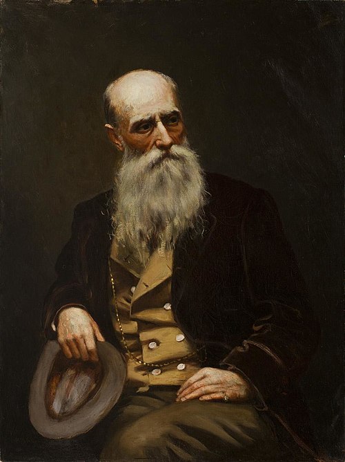 Portrait of William Morris Hunt, 1880, Helen Mary Knowlton