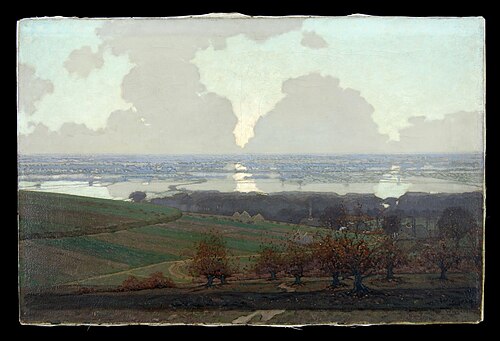 Zonsondergang, 1922, Dirk Wiggers