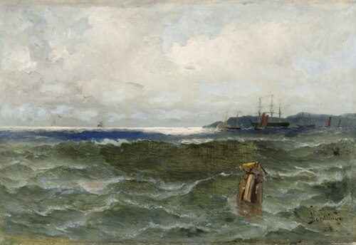 Seascape, 1885, Adolf Fredrik Nordling