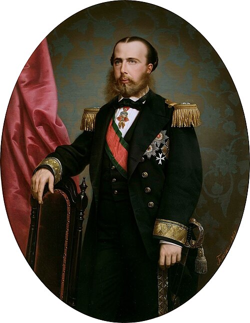 Portrait of Archduke Maximilian of Habsburg, 1868, Augusto Tominz