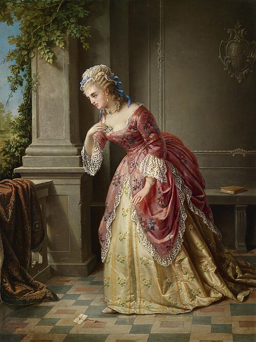 Der Liebesbrief, 1874, Augusto Tominz