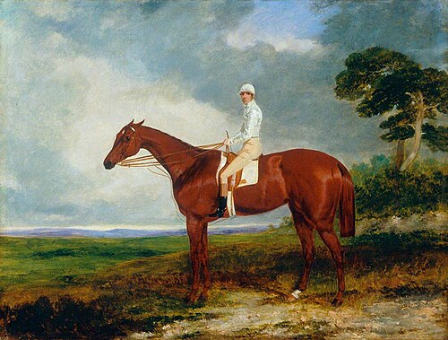 1844 Oaks Winner 'Princess', with Jockey, , Harry Hall