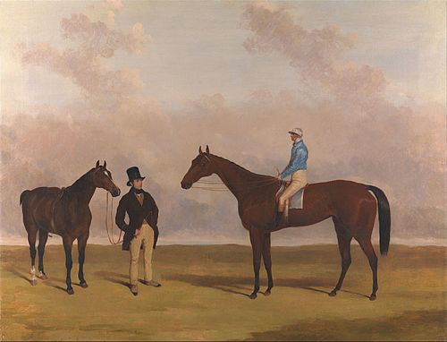'Crucifix' with John Day Up, 1840, Harry Hall