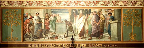 Paul and Barnabas in Antioch, 1919, Albin Windhausen