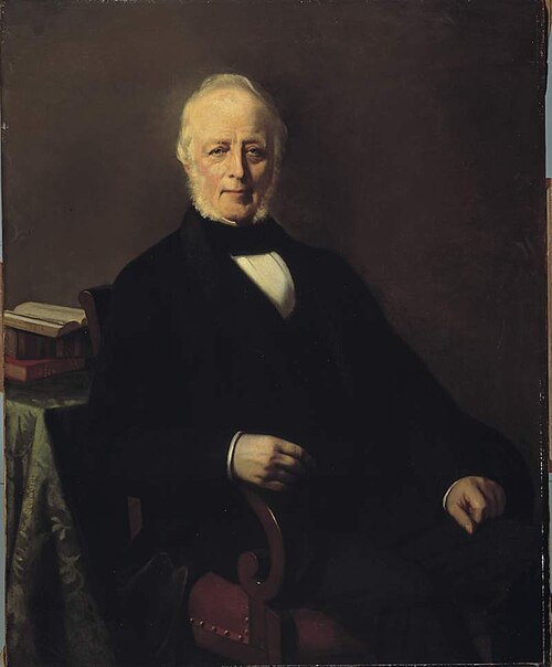 Dr H. Krieger Schumer (1797-1864), gynaecoloog, 1857, Johan Georg Schwartze