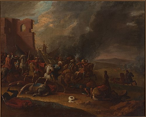 Battle with the Turks, , Arnold Frans Rubens