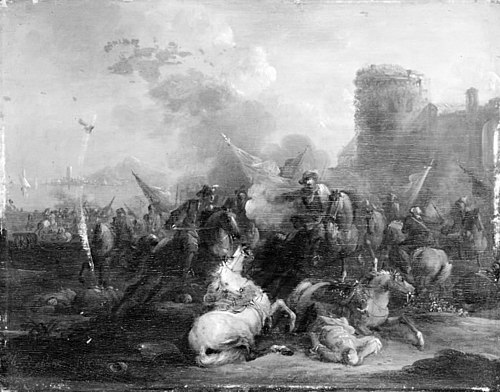 Cavalry Skirmish, 1714, Arnold Frans Rubens