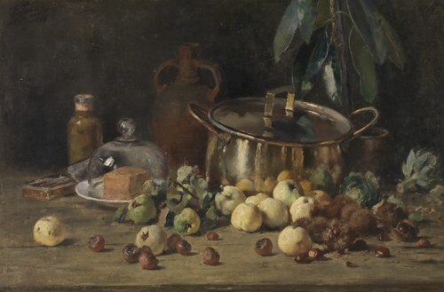 Still Life, 1889, Eugène Joors