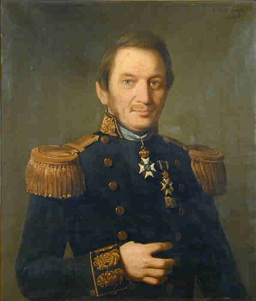 Portrait of Captain jhr. Henri Jan Leopold Theodore de Vaynes van Brakell, 1860, Gijsbert Buitendijk Kuyk