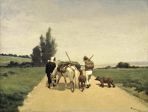 Gypsies on the Road, 1881, Karel Frederik Bombled