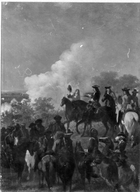 Anno 1674. Willem III in de slag bij Senef, 1867, Karel Frederik Bombled