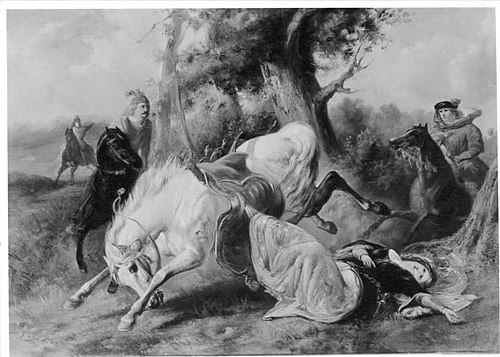 Anno 1482. De noodlottige val van Maria van Bourgondië, 1867, Karel Frederik Bombled