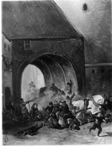 Anno 1590. De mislukte aan slag op Lochem, 1867, Karel Frederik Bombled