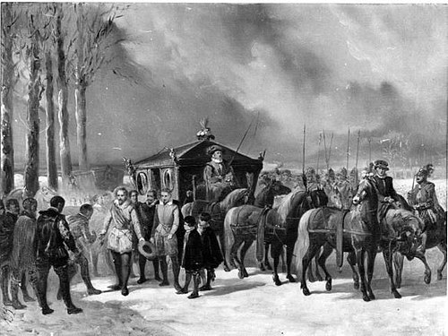 Anno 1608. De ontmoeting van Maurits en Spinola, 1867, Karel Frederik Bombled