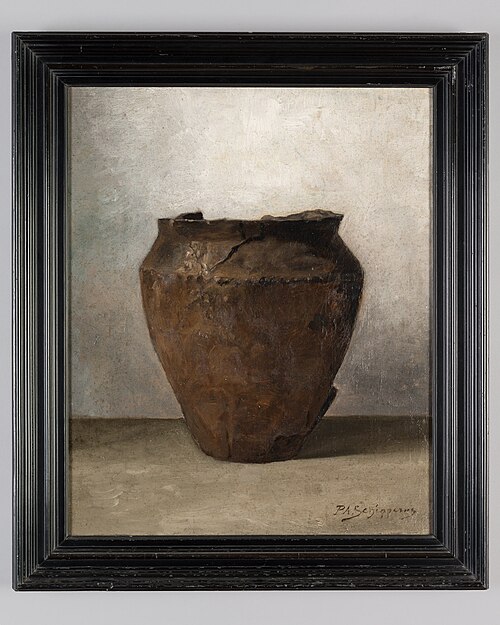 Een 'Germaansche' urn, 1885, Piet Schipperus