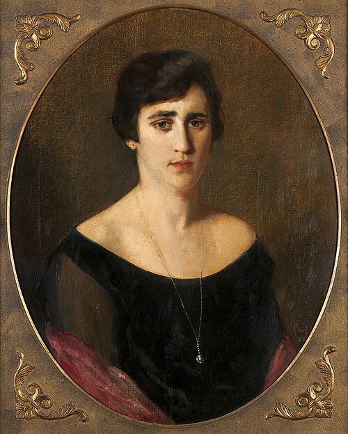 Portret Clara Troeder-Pruikemaker, 1924, Salomon Garf