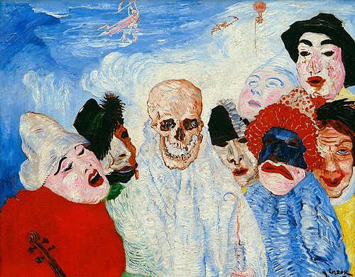 La Mort et les Masques, 1897, James Ensor