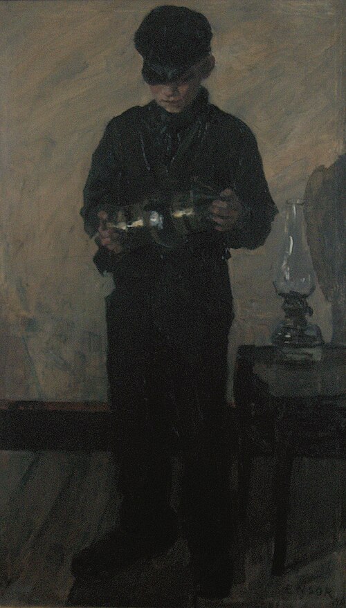 Le lampiste, 1880, James Ensor