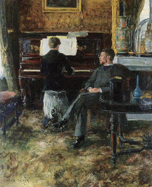 La musique russe, 1881, James Ensor