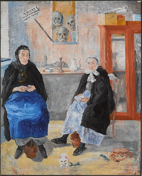 Les poissardes mélancholiques, 1892, James Ensor