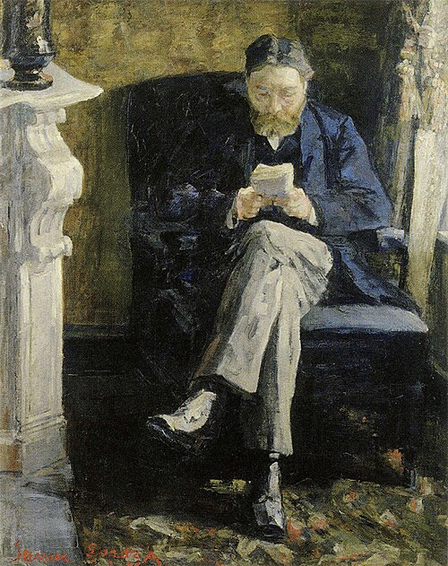 Portrait du père de l'artiste, 1881, James Ensor