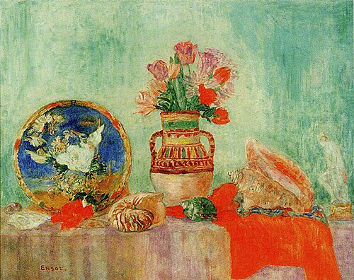 Lumières effeuillées, 1936, James Ensor
