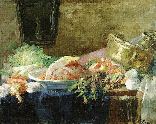 Nature morte, 1882, James Ensor