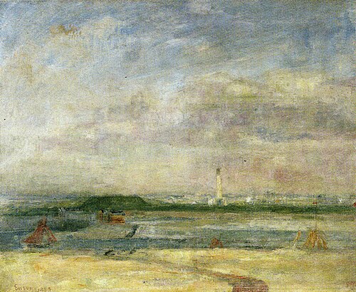 Le phare d'Ostende, 1885, James Ensor