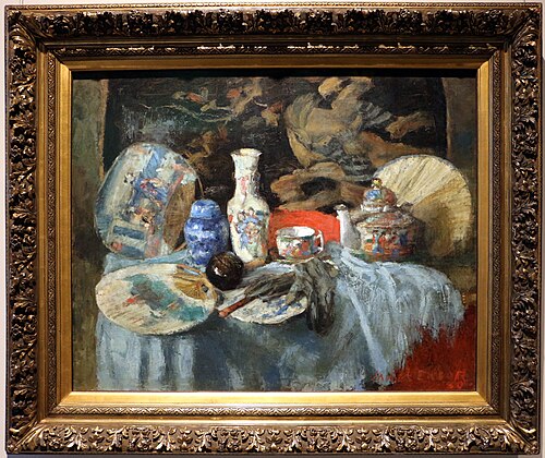 Chinoiseries avec éventails, 1880, James Ensor