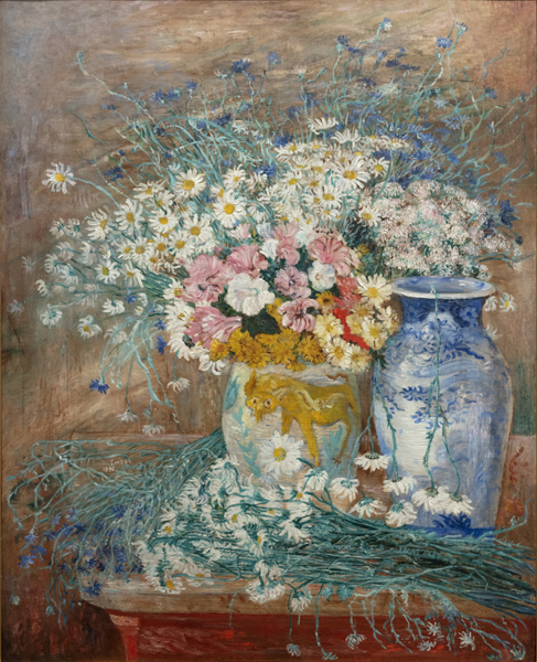 Flowers and Chinese Vases, 1896, James Ensor