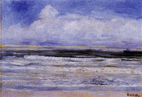 marine / zeegezicht, 1910, James Ensor