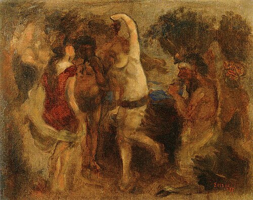 Bacchanal, 1877, James Ensor
