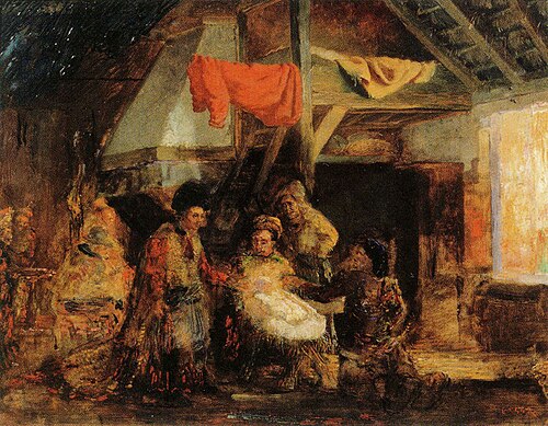 The Adoration of the Shepherds, 1887, James Ensor