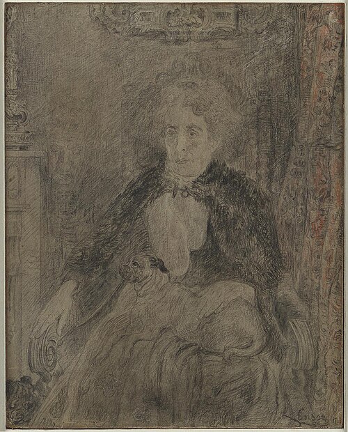 Portrait of the Artist’s Mother, 1885, James Ensor