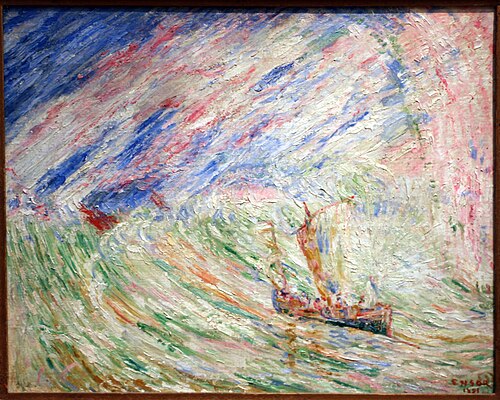 Christ calming the water, 1906, James Ensor