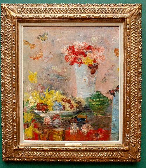 Fleurs et papillons, 1889, James Ensor