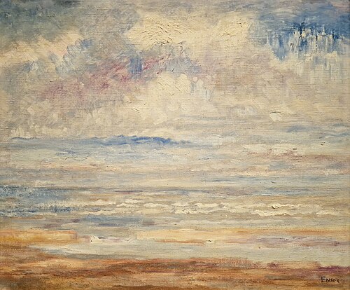 Paysage marin, 1923, James Ensor