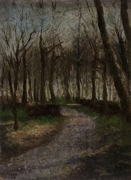 A Path in a Wood, 1879, James Ensor