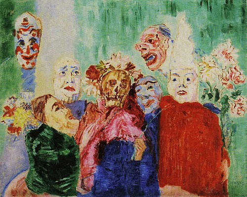 Masks, 1925, James Ensor