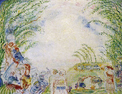 Gathering in a Park, 1936, James Ensor